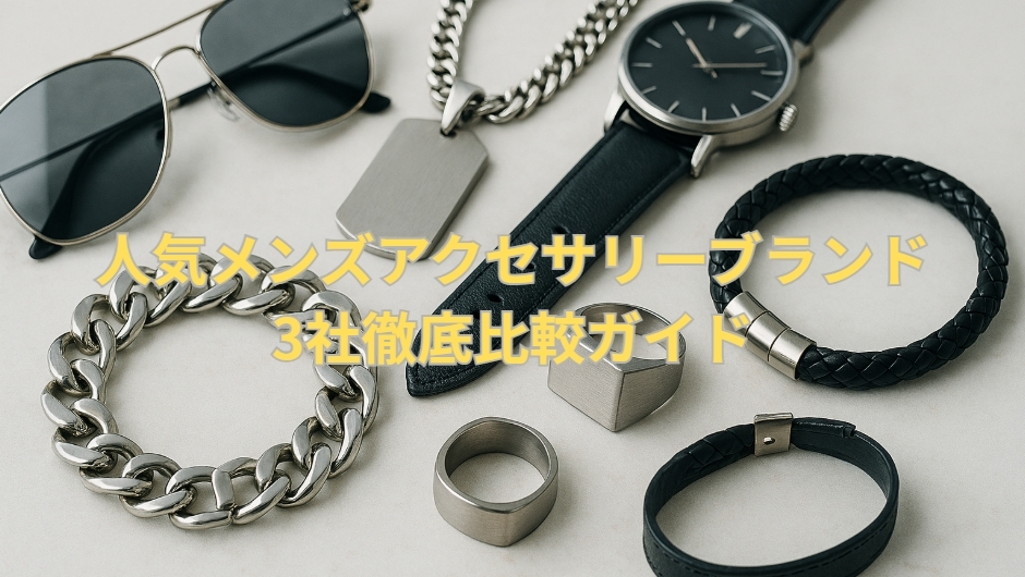 人気メンズアクセサリーブランド比較