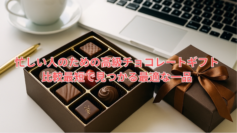 忙しい人のための高級チョコレートギフト比較・最短で見つかる最適な一品