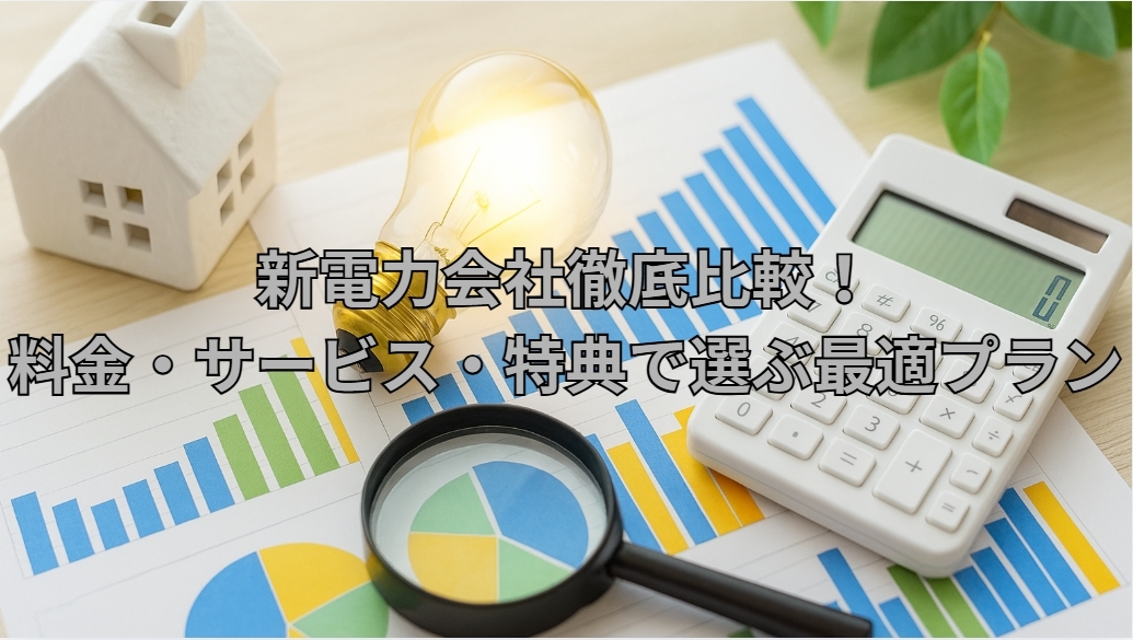 新電力会社徹底比較！料金・サービス・特典で選ぶ最適プラン