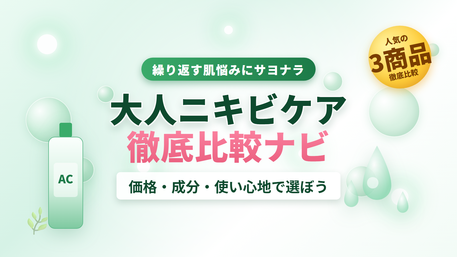 大人ニキビケア徹底比較ナビ